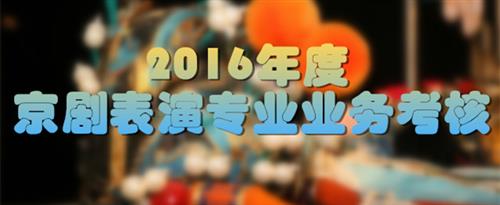 91叉逼视频看国家京剧院2016年度京剧表演专业业务考...